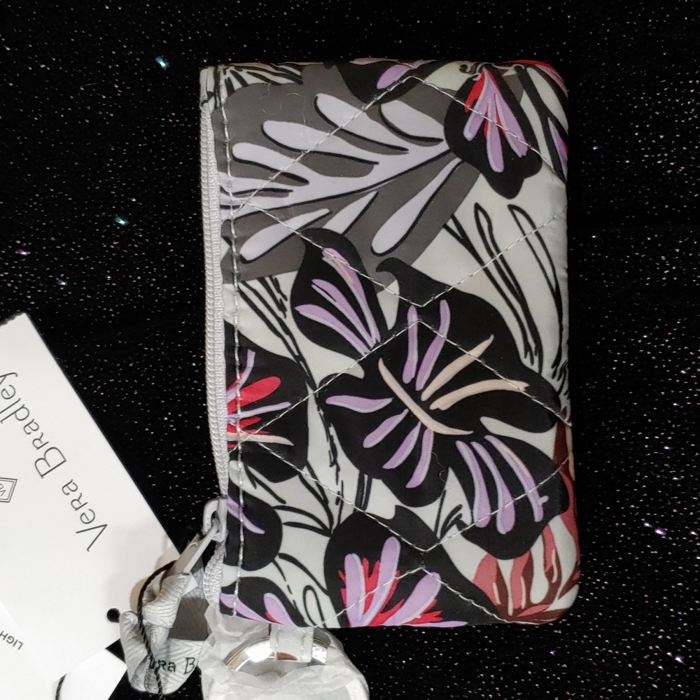 Vera Bradley 🆕 Sun Washed Tropical Ultralight Zip ID and Lanyard Bag - Picture 2 of 11